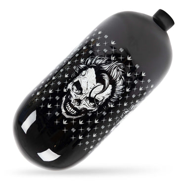 Bunkerkings FN Lite Air Bottle Only - 90ci 4500psi - Black Joker Skull