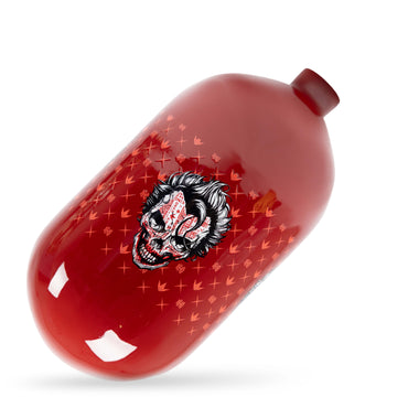 Bunkerkings FN Lite Air Bottle Only - 70ci 4500psi - Blood Red Joker Skull