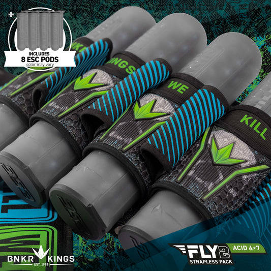 Bunkerkings Fly2 Pack 4+7 - Acid Skull (incl. 8 ESC Pods)