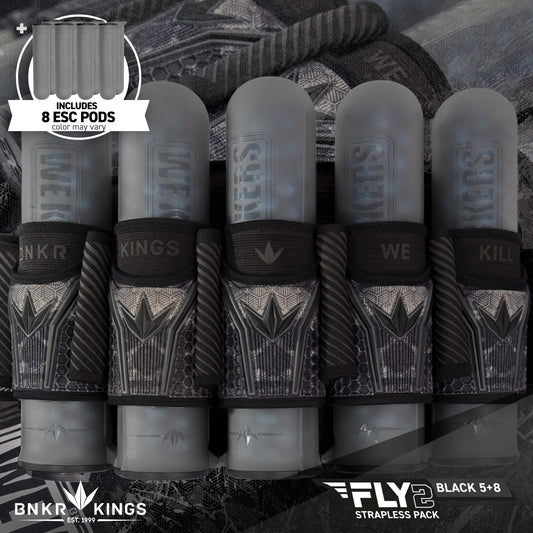Bunkerkings Fly2 Pack 5+8 - Black Skull (incl. 8 ESC Pods)