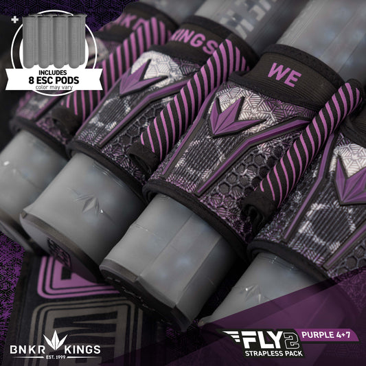 Bunkerkings Fly2 Pack 4+7 - Purple Skull (incl. 8 ESC Pods)