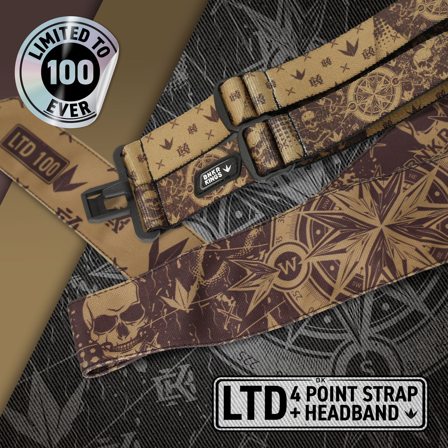 Deadmans Coronation  4-Point Strap & Headband Pack - Limited to 100