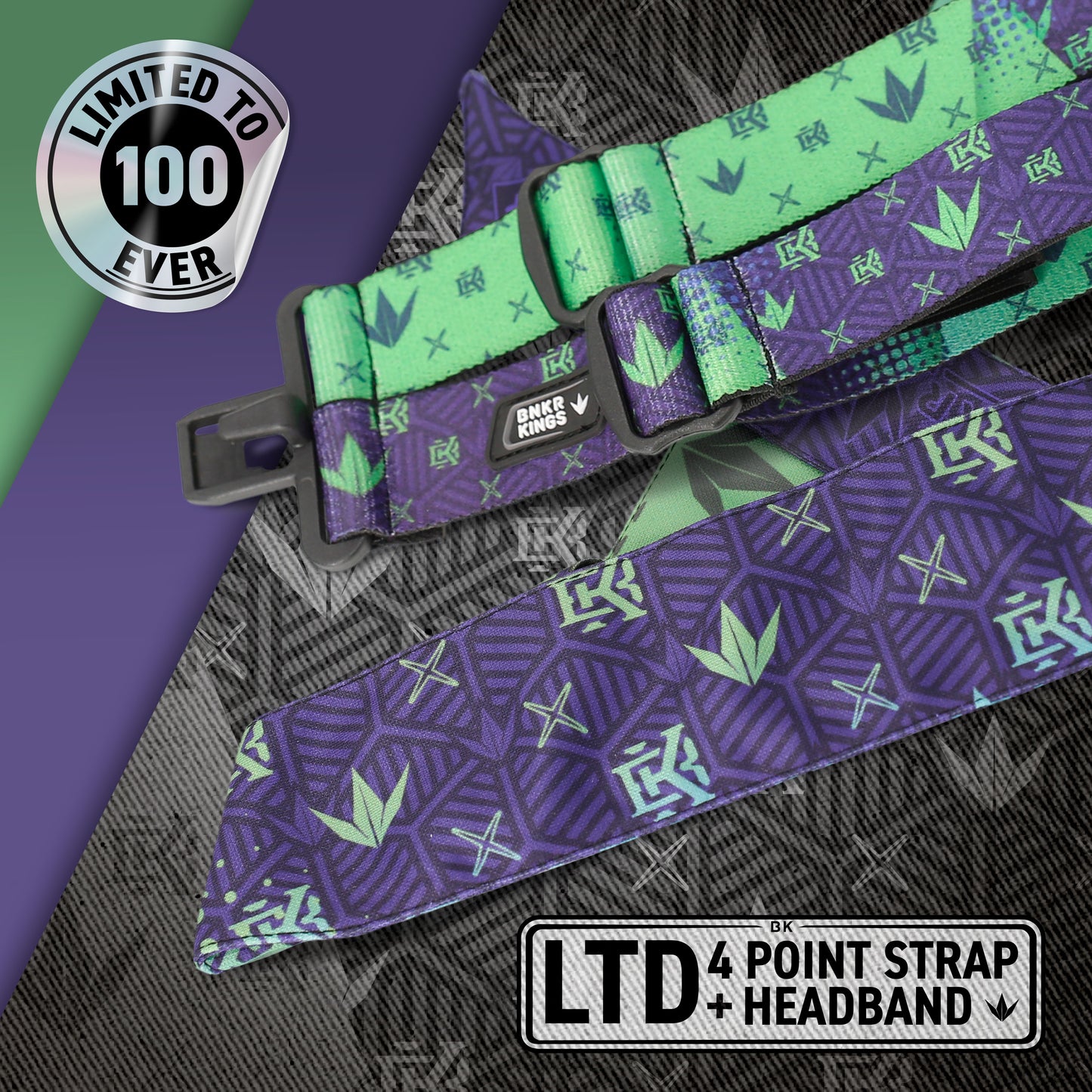 Midnight Coronation 4-Point Strap & Headband Pack - Limited to 100