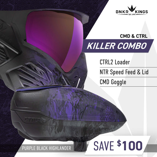 CMD & CTRL2 Combo - Purple Black Highlander