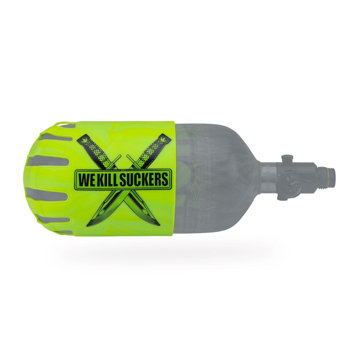 Bunkerkings - Knuckle Butt Tank Cover - WKS Knife - Lime