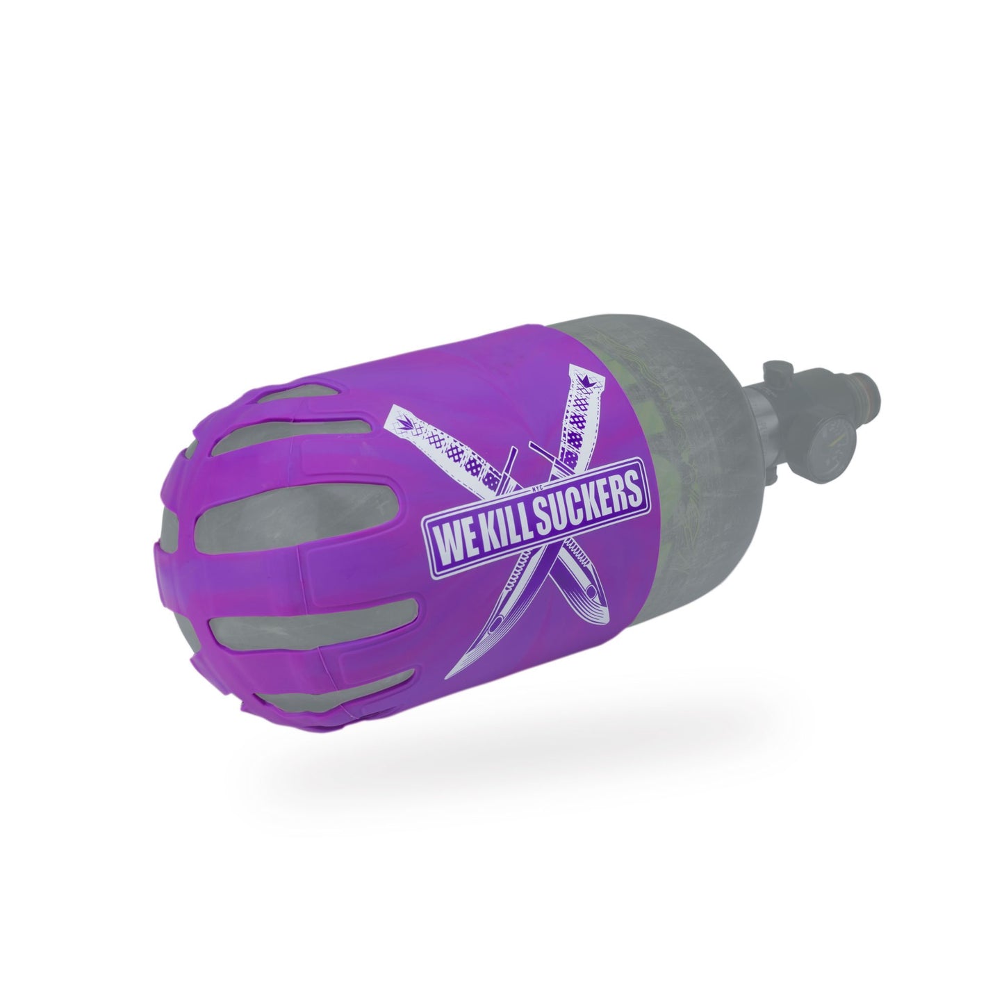 Bunkerkings - Knuckle Butt Tank Cover - WKS Knife - Purple