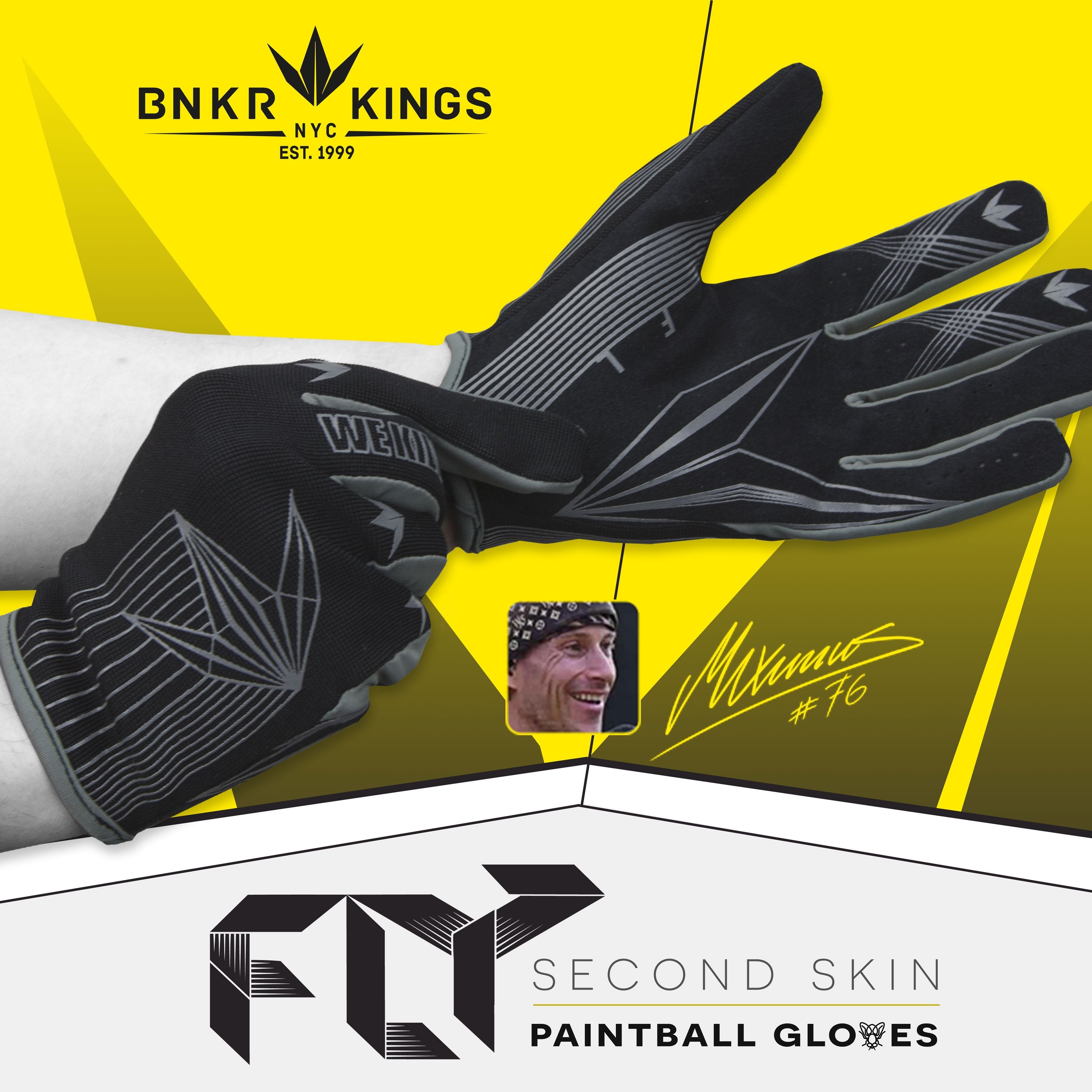 NEW Empire Contact TT Paintball Gloves - FL Half Life - Large NEW Empire Contact TT Paintball Gloves - FL Half Life - Large