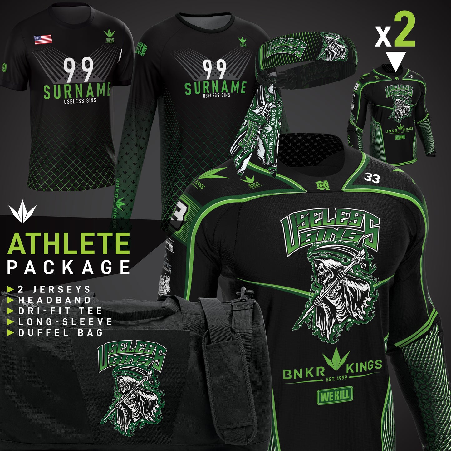 Bunkerkings Athlete Package