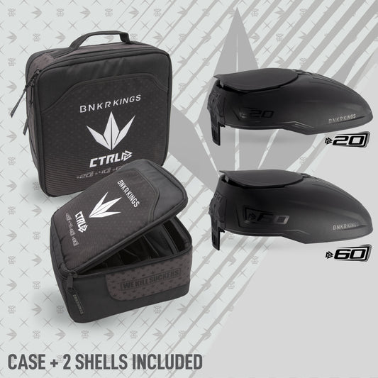 Bunkerkings CTRL +20 & +60 Top Shells w/ 2X Case