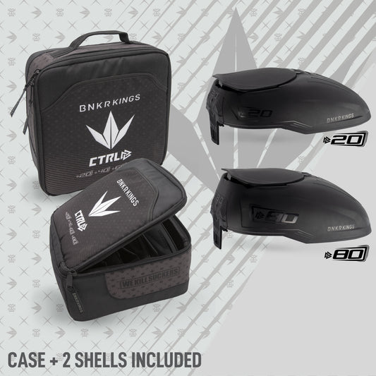 Bunkerkings CTRL +20 & +80 Top Shells w/ 2X Case