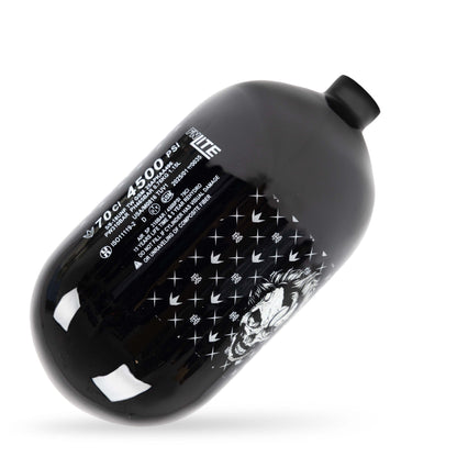 Bunkerkings FN Lite Air Bottle Only - 70ci 4500psi - Black Joker Skull