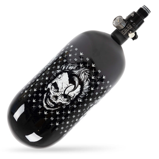 Bunkerkings FN Air System - 90ci 4500psi - Black Joker Skull