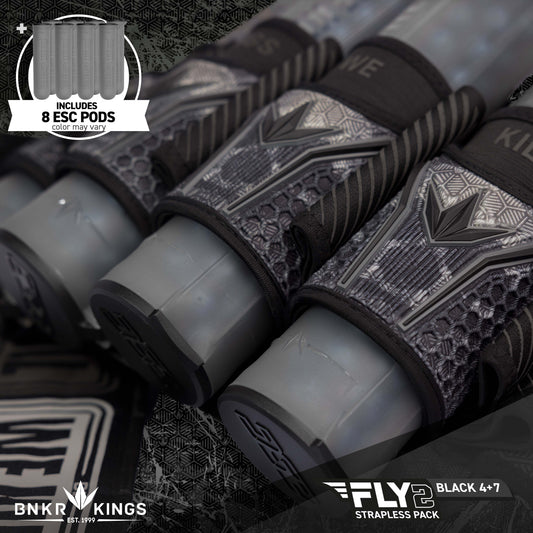 Bunkerkings Fly2 Pack 4+7 - Black Skull (incl. 8 ESC Pods)