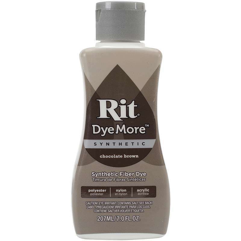 Rit DyeMore Synthetic Liquid 7oz Chocolate Brown Bunkerkings rit-dyemore-synthetic-liquid-7oz-chocolate-brown-bunkerkings