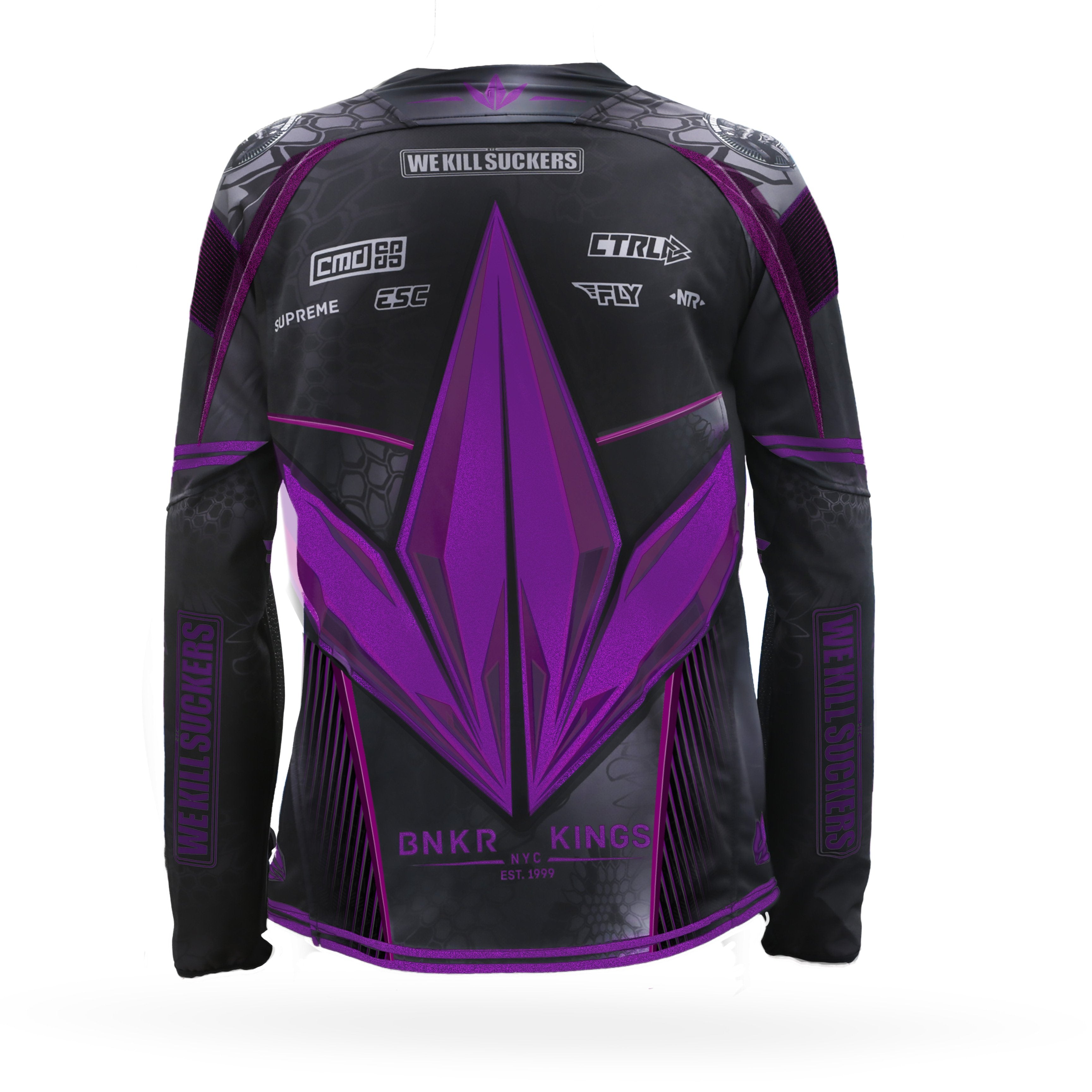 Bunkerkings Supreme Jersey - Purple/Black –