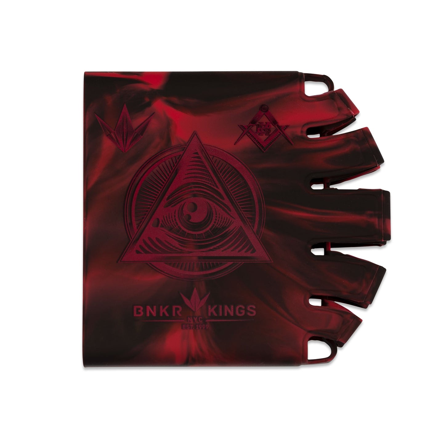 Bunkerkings - Knuckle Butt Tank Cover - Conspiracy - Red