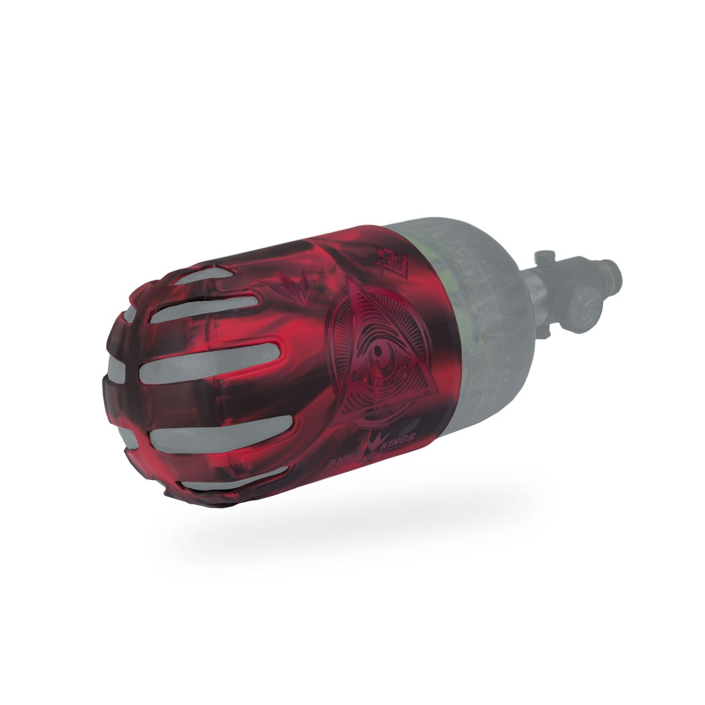 Bunkerkings - Knuckle Butt Tank Cover - Conspiracy - Red