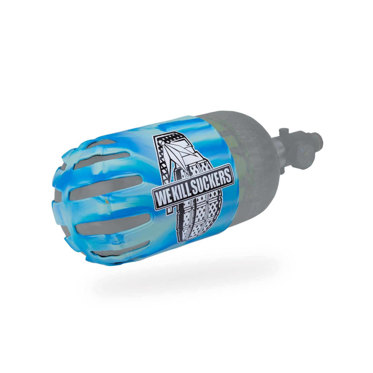 Bunkerkings - Knuckle Butt Tank Cover - WKS Grenade - Cyan