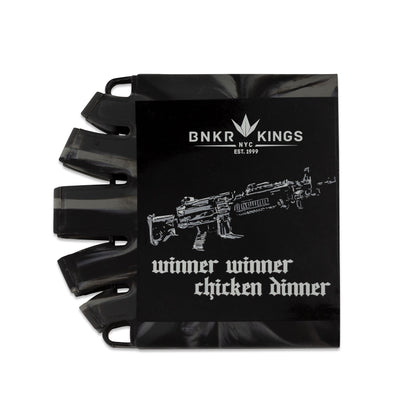 Bunkerkings - Knuckle Butt Tank Cover - Winner Winner - Black