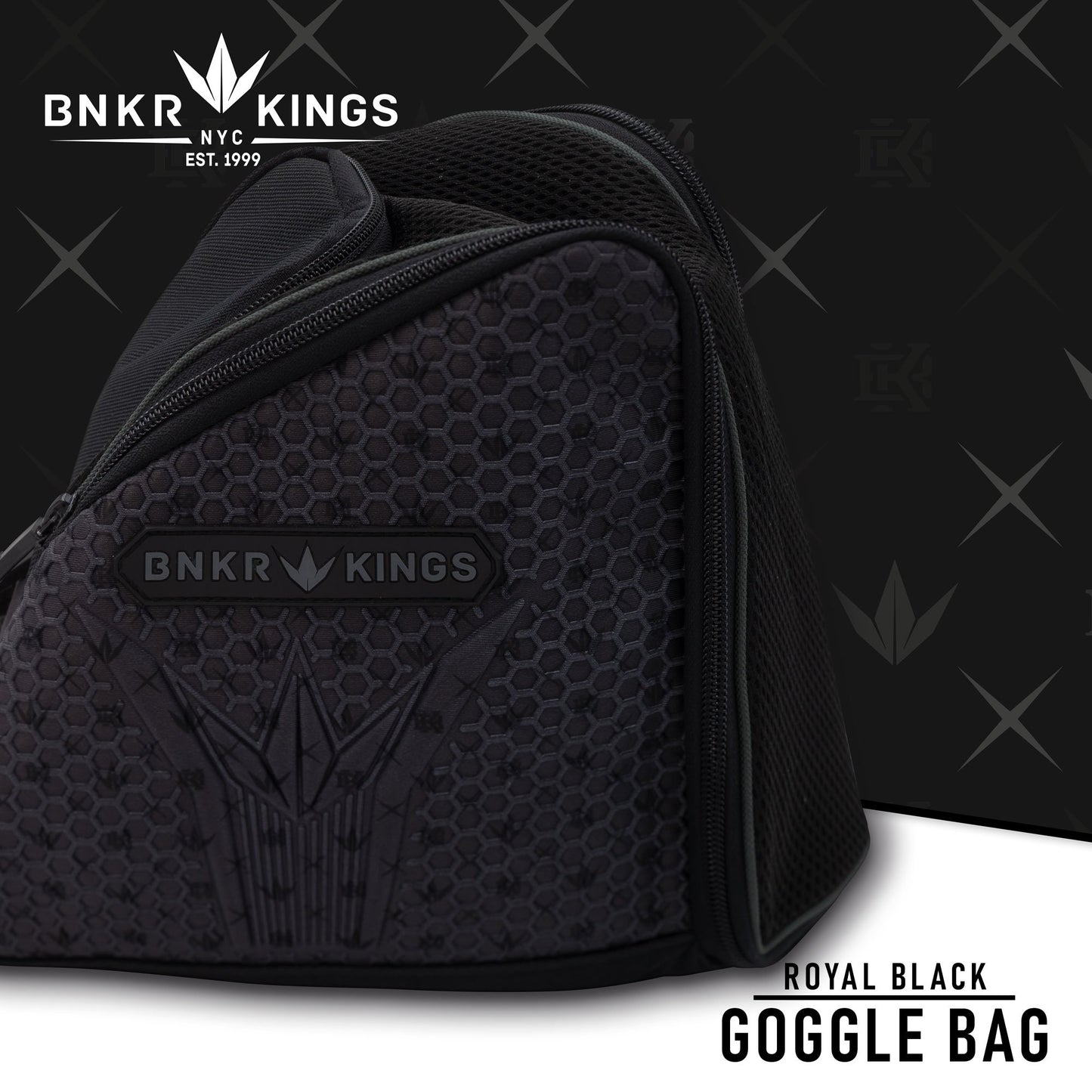 Bunkerkings Supreme Goggle Bag - Royal Black