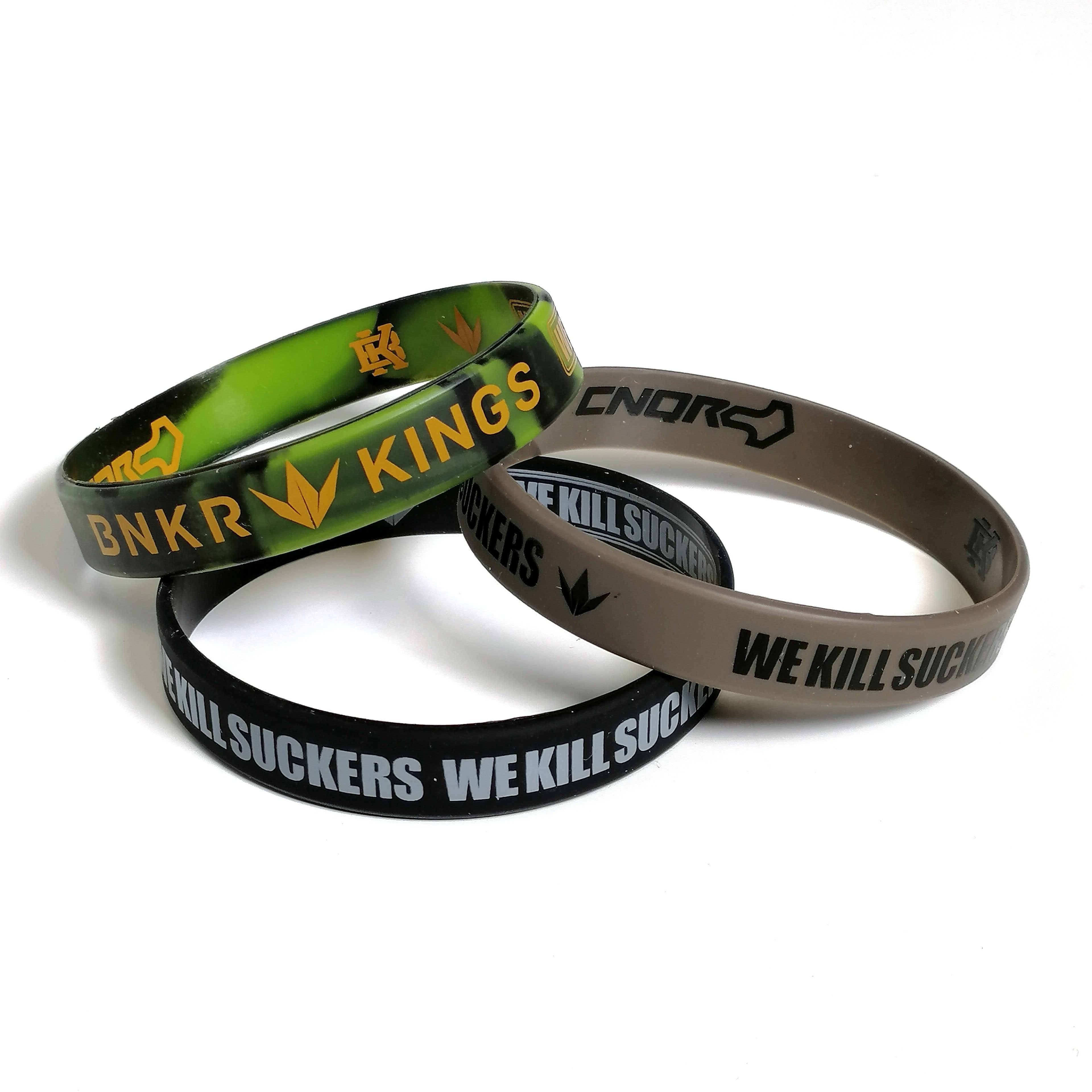 Bunkerkings Wristbands (3-Pack) - Black/Tan/Olive