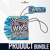 Bunkerkings Barrel and Tank Cover Bundle - WKS Shred - Cyan