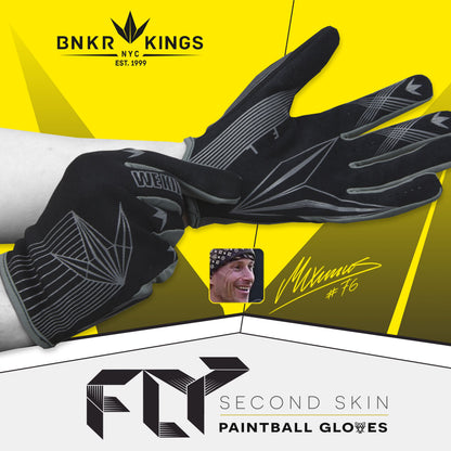 fly handschuhe Lightweight Paintball Gloves | Black Bunkerkings Featherlite Fly Gear – Bunkerkings.com
