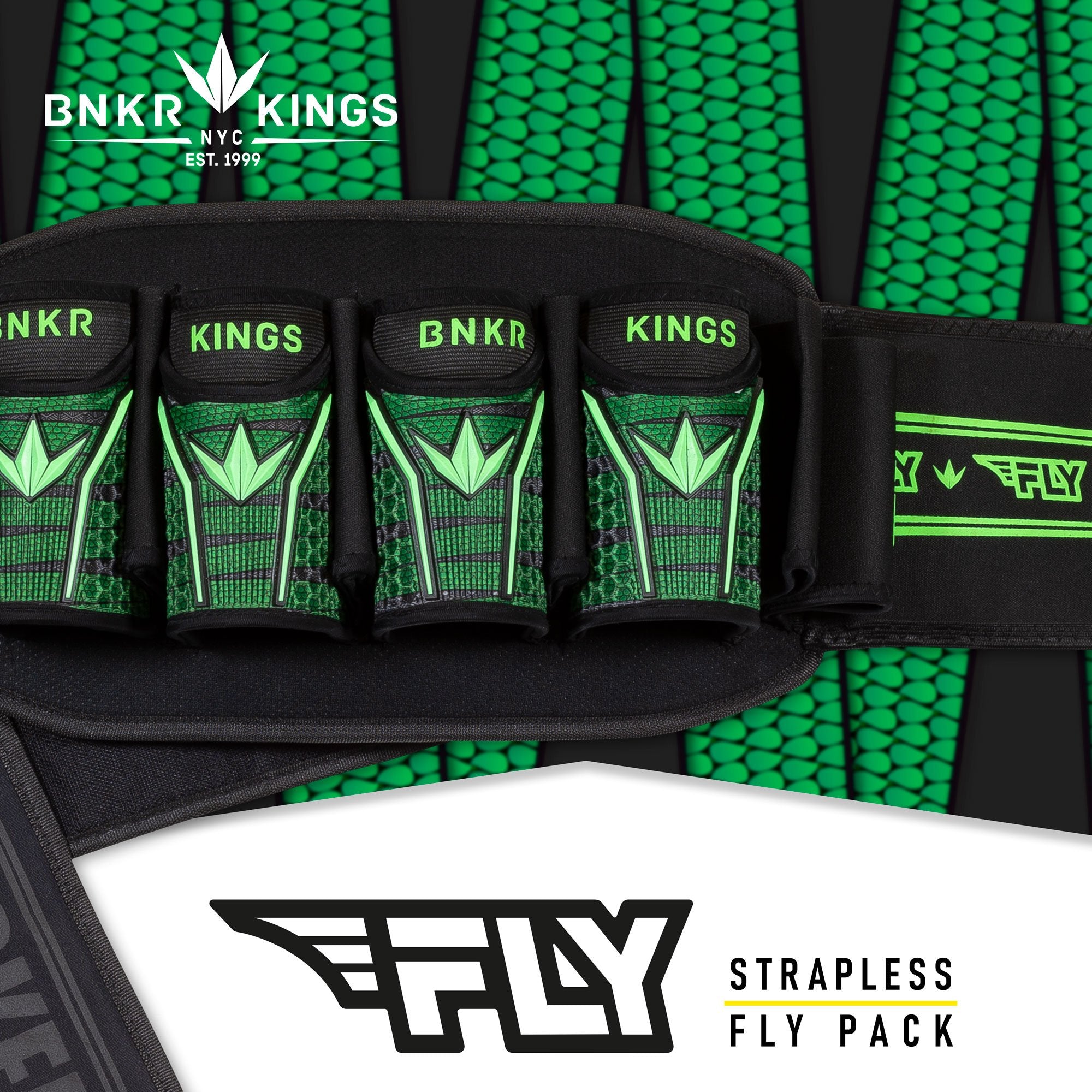 Bunkerkings Fly Pack - 4+7 Lime Laces