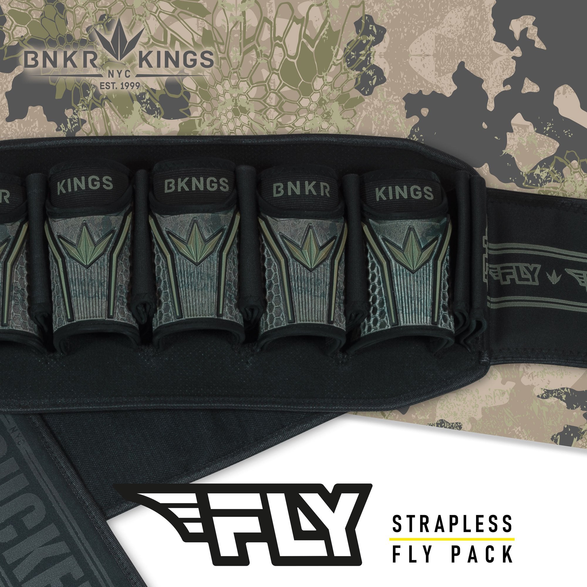 Bunkerkings Fly Pack - 5+8 Highlander Camo